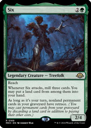Six (PPSOS-169) [Promo Pack: Secrets of Strixhaven] MTG Single Wizards of the Coast