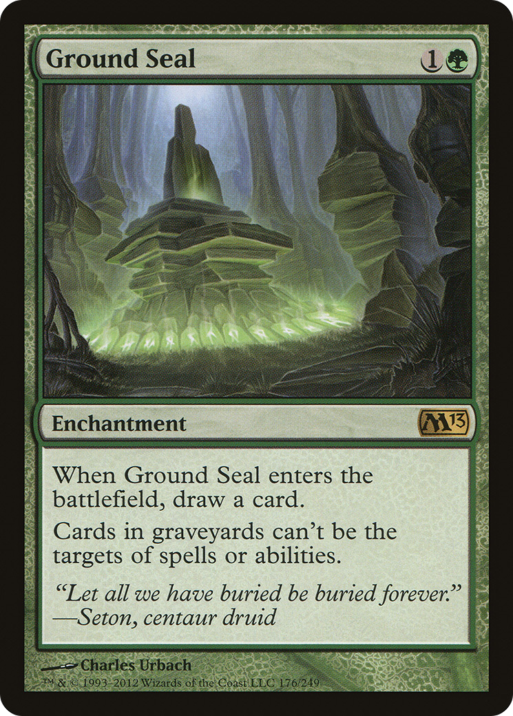 Ground Seal (M13-176) [Magic 2013] MTG Single Wizards of the Coast