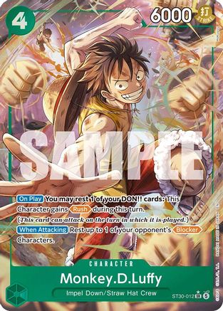 Monkey.D.Luffy (Parallel) (ST30-012) [Starter Deck EX: Luffy & Ace] Foil One Piece Single Bandai