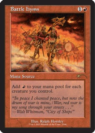 Battle Hymn (SLD-2346) [Secret Lair] Drop Series MTG Single Wizards of the Coast