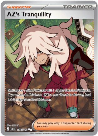AZ's Tranquility - 106/086 Holofoil [ME04 Chaos Rising] Pokemon Single Pokémon