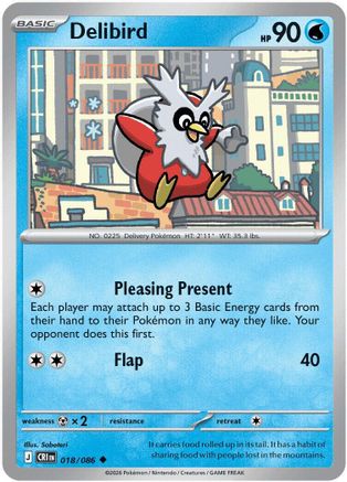 Delibird (18) [ME04 Chaos Rising] Pokemon Single Pokémon