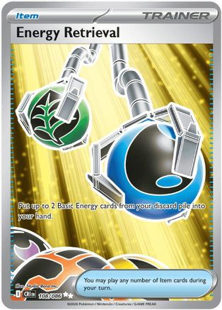 Energy Retrieval (108) Holofoil [ME04 Chaos Rising] Pokemon Single Pokémon