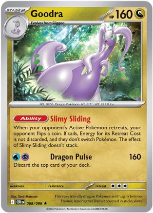 Goodra (68) Holofoil [ME04 Chaos Rising] Pokemon Single Pokémon