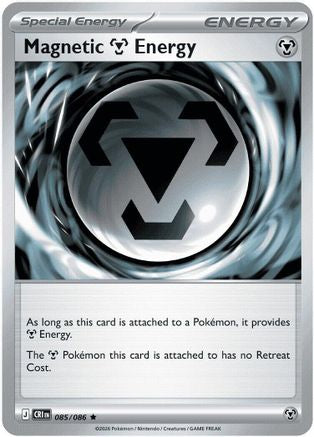 Magnetic Metal Energy (85) Reverse Holofoil [ME04 Chaos Rising] Pokemon Single Pokémon
