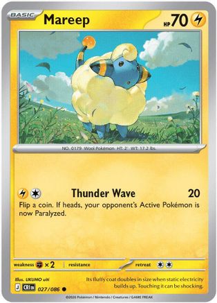 Mareep (27) [ME04 Chaos Rising] Pokemon Single Pokémon