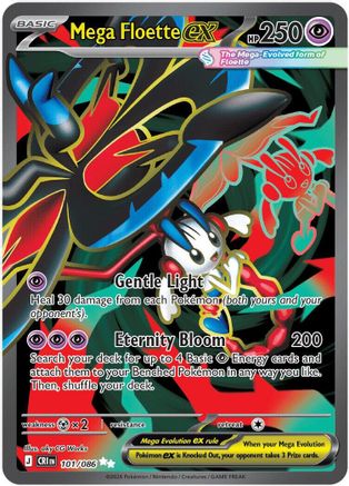 Mega Floette ex - 101/086 Holofoil [ME04 Chaos Rising] Pokemon Single Pokémon