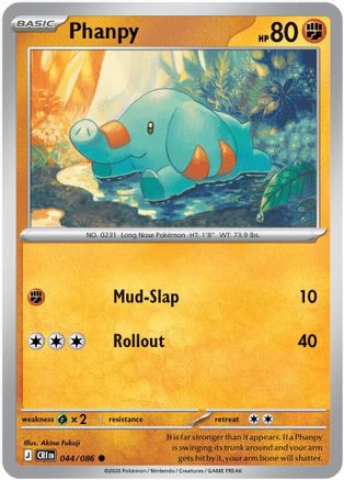 Phanpy (44) [ME04 Chaos Rising] Pokemon Single Pokémon