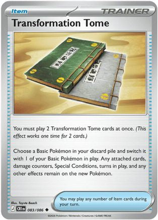 Transformation Tome (83) Reverse Holofoil [ME04 Chaos Rising] Pokemon Single Pokémon