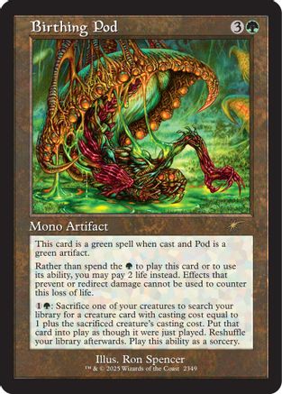 Birthing Pod (SLD-2349) [Secret Lair] Drop Series Foil MTG Single Wizards of the Coast