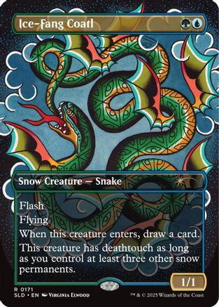 Ice-Fang Coatl (0171) (SLD-171) [Secret Lair] Drop Series MTG Single Wizards of the Coast
