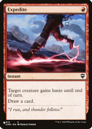 Expedite (CMR) (LIST-413) [Mystery Booster] The List Reprints MTG Single Wizards of the Coast