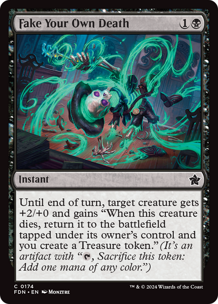 Fake Your Own Death (FDN-174) [Foundations] Foil MTG Single Wizards of the Coast