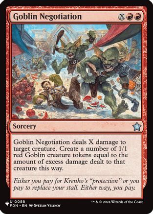 Goblin Negotiation (LIST-088) [The List Reprints]