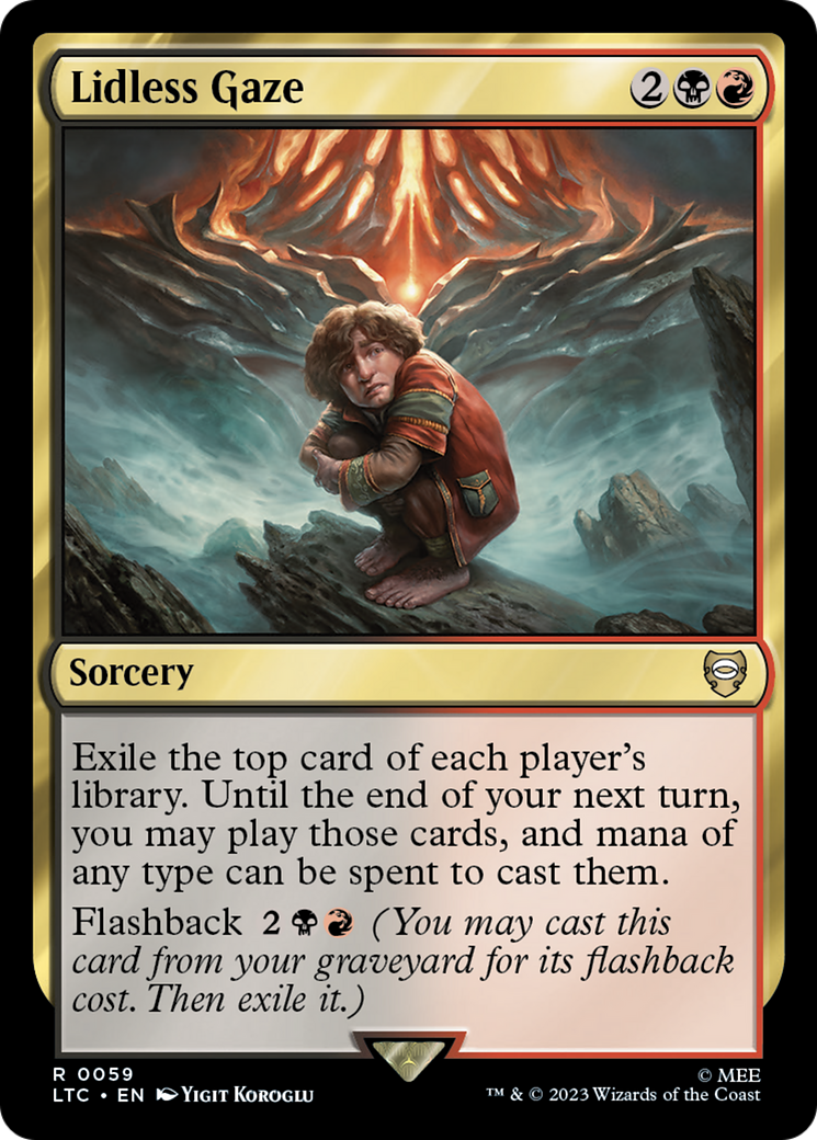 Lidless Gaze (LTC-059) [Tales of Middle-earth Commander] MTG Single Wizards of the Coast