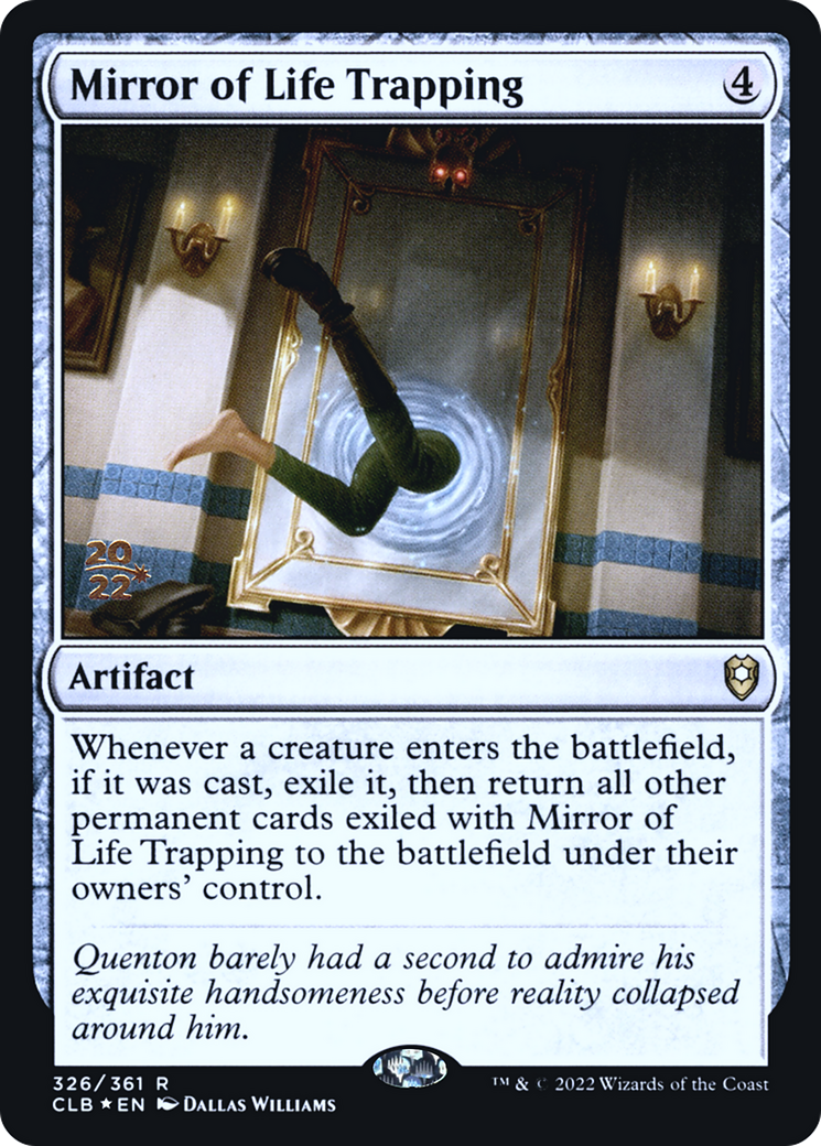 Mirror of Life Trapping (PRE-326) [Battle for Baldur's Gate Promos] Foil MTG Single Wizards of the Coast