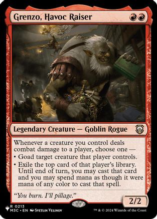 Grenzo, Havoc Raiser (LIST-213) [Mystery Booster] The List Reprints MTG Single Wizards of the Coast