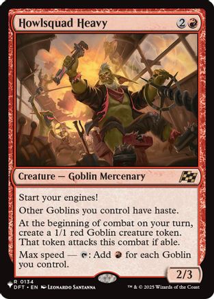 Howlsquad Heavy (LIST-134) [Mystery Booster] The List Reprints MTG Single Wizards of the Coast