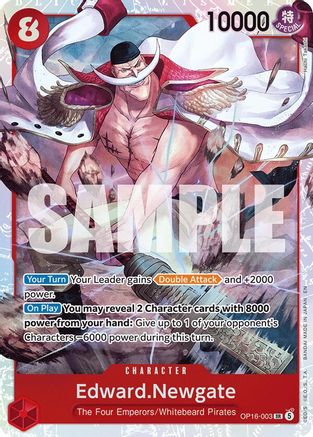 Edward.Newgate (OP16-003) [The Time of Battle] Foil One Piece Single Bandai