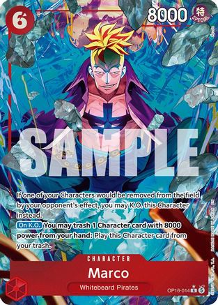 Marco (Alternate Art) (OP16-014) [The Time of Battle] Foil One Piece Single Bandai