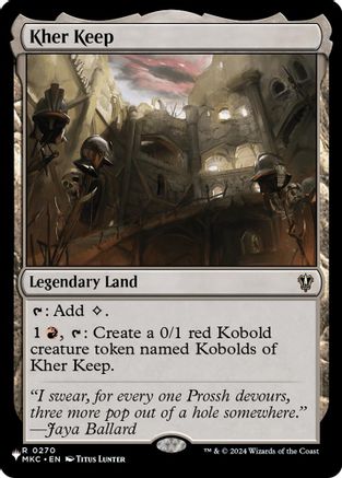 Kher Keep (MKC) (LIST-270) [Mystery Booster] The List Reprints MTG Single Wizards of the Coast