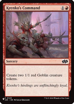 Krenko's Command (J25) (LIST-140) [Mystery Booster] The List Reprints MTG Single Wizards of the Coast