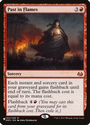 Past in Flames (LIST-105) [The List Reprints] MTG Single Wizards of the Coast