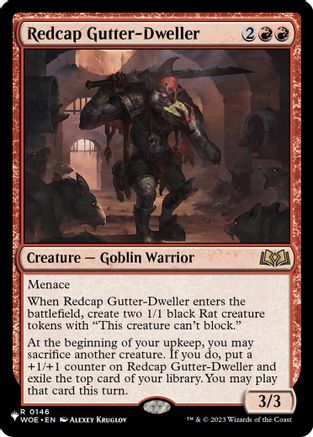 Redcap Gutter-Dweller (LIST-146) [Mystery Booster] The List Reprints MTG Single Wizards of the Coast