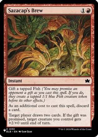 Sazacap's Brew (LIST-151) [Mystery Booster] The List Reprints MTG Single Wizards of the Coast