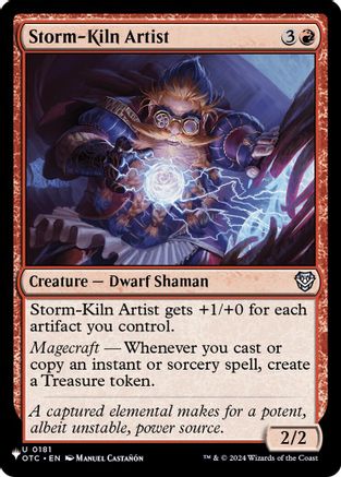 Storm-Kiln Artist (OTC) (LIST-181) [Mystery Booster] The List Reprints MTG Single Wizards of the Coast