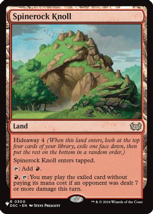 Spinerock Knoll (DSC) (LIST-300) [Mystery Booster] The List Reprints MTG Single Wizards of the Coast