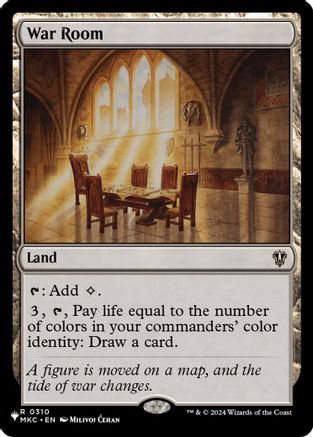 War Room (MKC) (LIST-310) [The List Reprints] MTG Single Wizards of the Coast