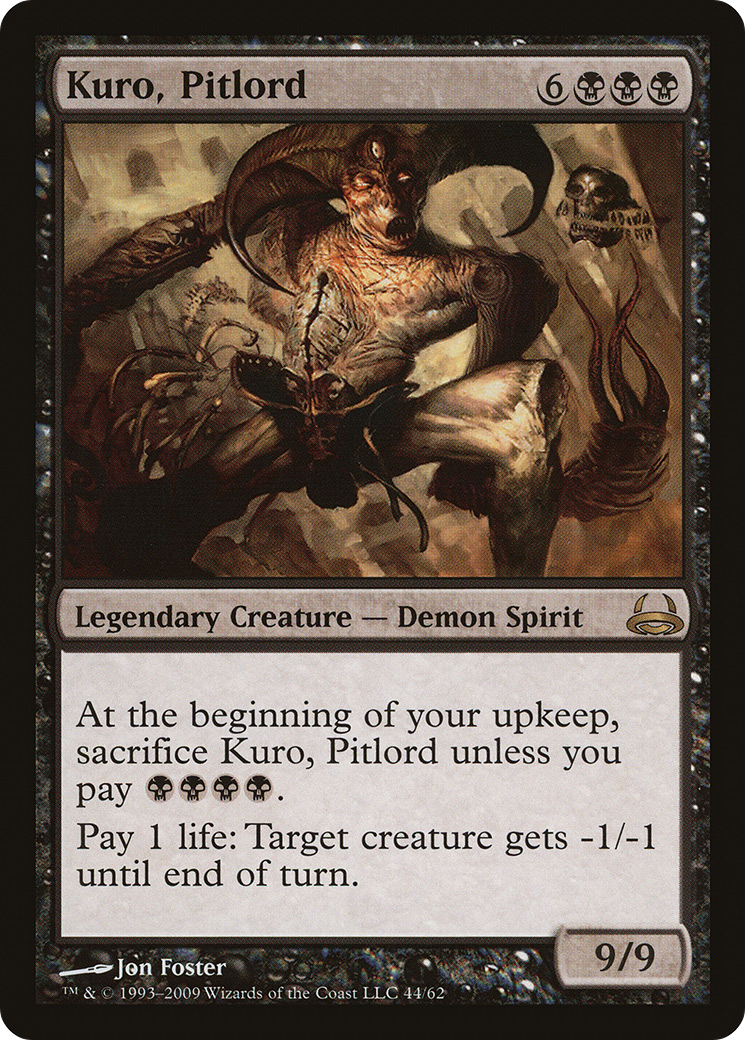 Kuro, Pitlord (DDC-044) [Misc] Duel Decks: Divine vs. Demonic MTG Single Wizards of the Coast