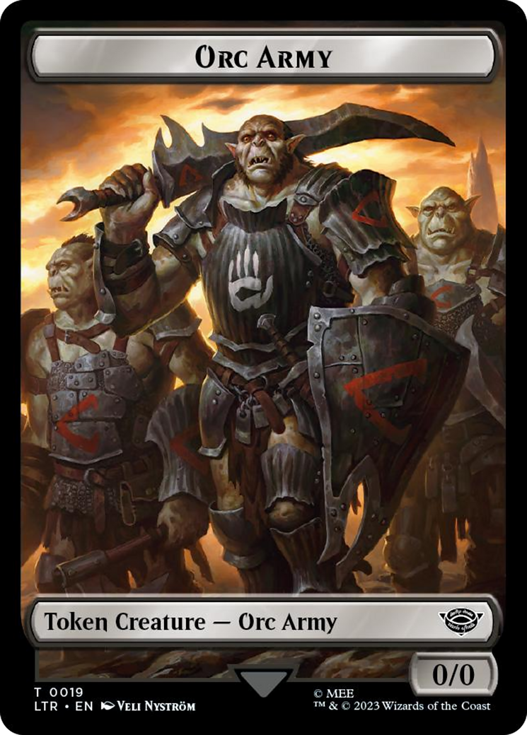 Orc Army (TLTR-019) [Tokens] Tales of Middle-earth Tokens Foil MTG Single Wizards of the Coast