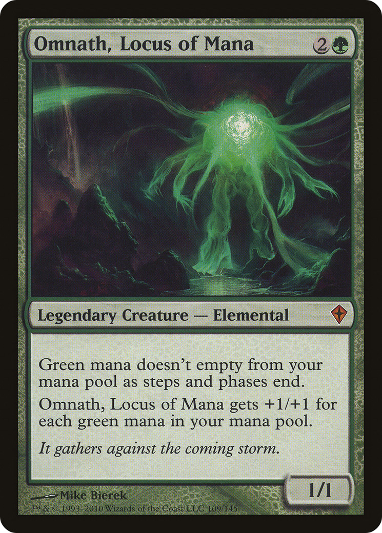 Omnath, Locus of Mana (WWK-109) [Worldwake] Foil MTG Single Wizards of the Coast