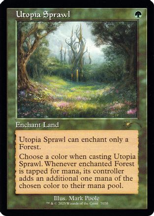 Utopia Sprawl (7070) (SLD-7070) [Secret Lair] Drop Series MTG Single Wizards of the Coast