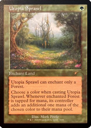 Utopia Sprawl (SLD-7070) [Secret Lair] Drop Series Foil MTG Single Wizards of the Coast