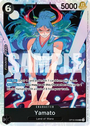 Yamato (098) (OP16-098) [The Time of Battle] Foil One Piece Single Bandai