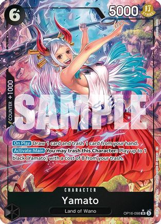 Yamato (098) (Alternate Art) (OP16-098) [The Time of Battle] Foil One Piece Single Bandai