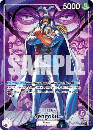 Sengoku (Alternate Art) (OP16-060) [The Time of Battle] Foil One Piece Single Bandai