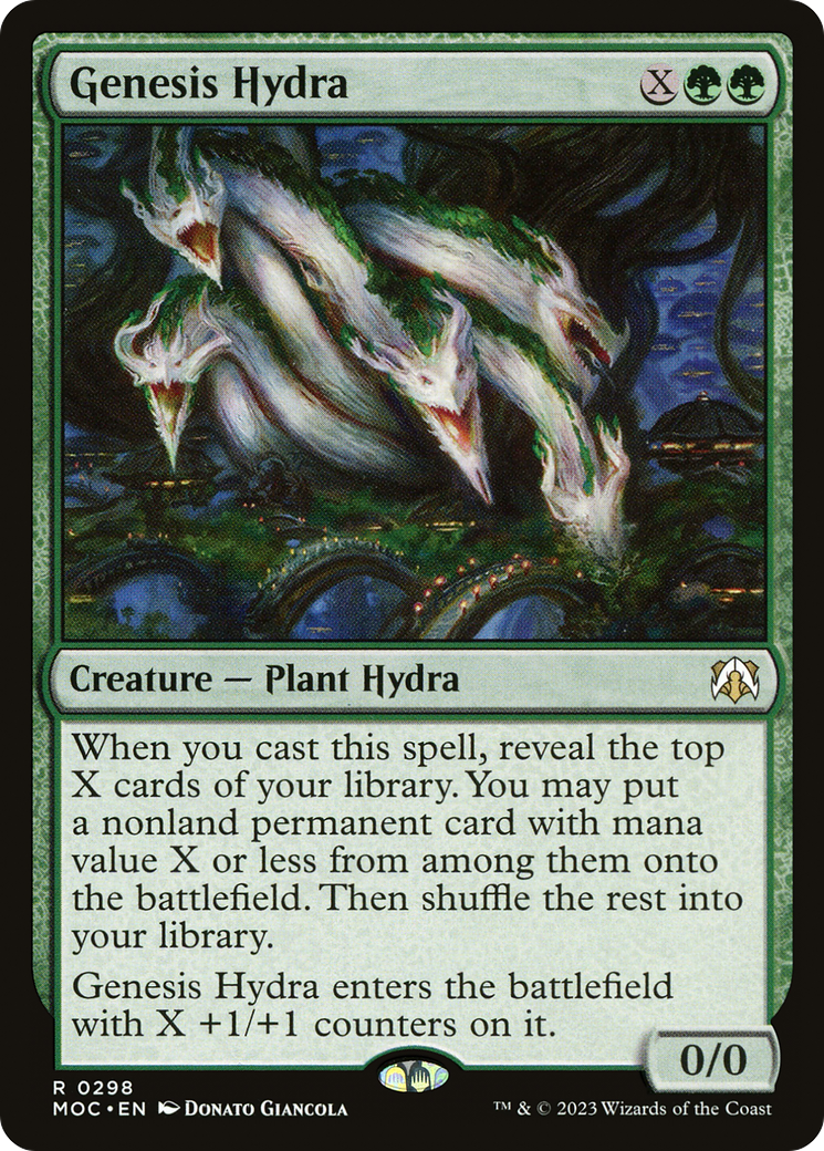 Genesis Hydra (MOC-298) [March of the Machine Commander] MTG Single Wizards of the Coast