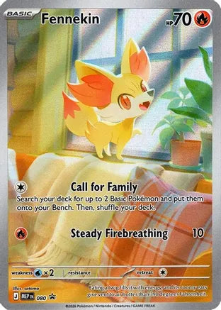 Fennekin - 080 (80) Holofoil [ME Mega Evolution Promo] Pokemon Single Pokémon
