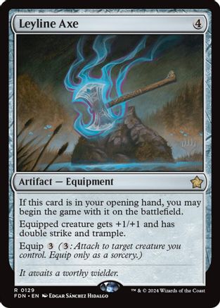 Leyline Axe (PPECL-129) [Promo Pack: Lorwyn Eclipsed] MTG Single Wizards of the Coast