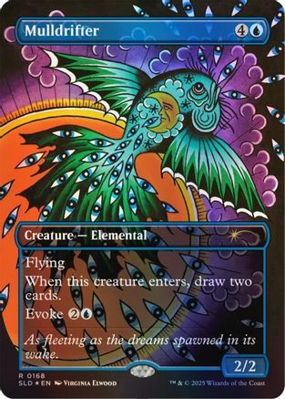 Mulldrifter (0168) (Rainbow Foil) (SLD-168) [Secret Lair] Drop Series Foil MTG Single Wizards of the Coast