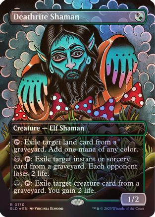 Deathrite Shaman (Rainbow Foil) (SLD-170) [Secret Lair] Drop Series Foil MTG Single Wizards of the Coast