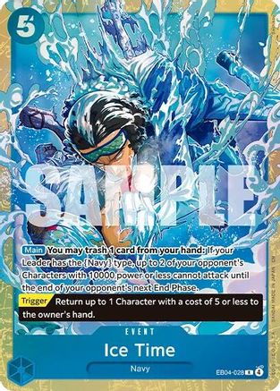 Ice Time (Premium Card Collection -Best Selection Vol. 6-) (EB04-028) [One Piece Promotion Cards] Foil One Piece Single Bandai