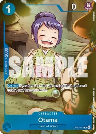 Otama (Premium Card Collection -Best Selection Vol. 6-) (OP13-043) [One Piece Promotion Cards] Foil One Piece Single Bandai