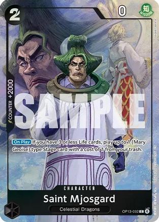 Saint Mjosgard (Premium Card Collection -Best Selection Vol. 6-) (OP13-092) [One Piece Promotion Cards] Foil One Piece Single Bandai
