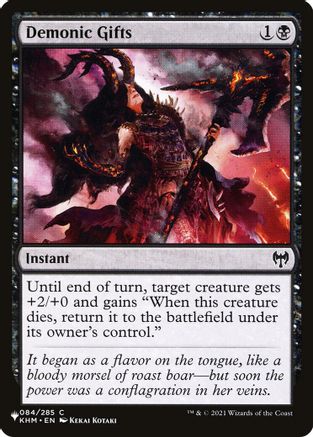 Demonic Gifts (LIST-084) [The List Reprints]