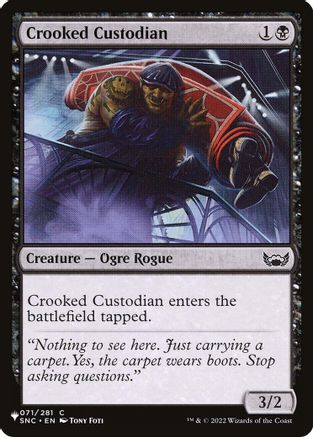 Crooked Custodian (LIST-071) [Mystery Booster] The List Reprints MTG Single Wizards of the Coast